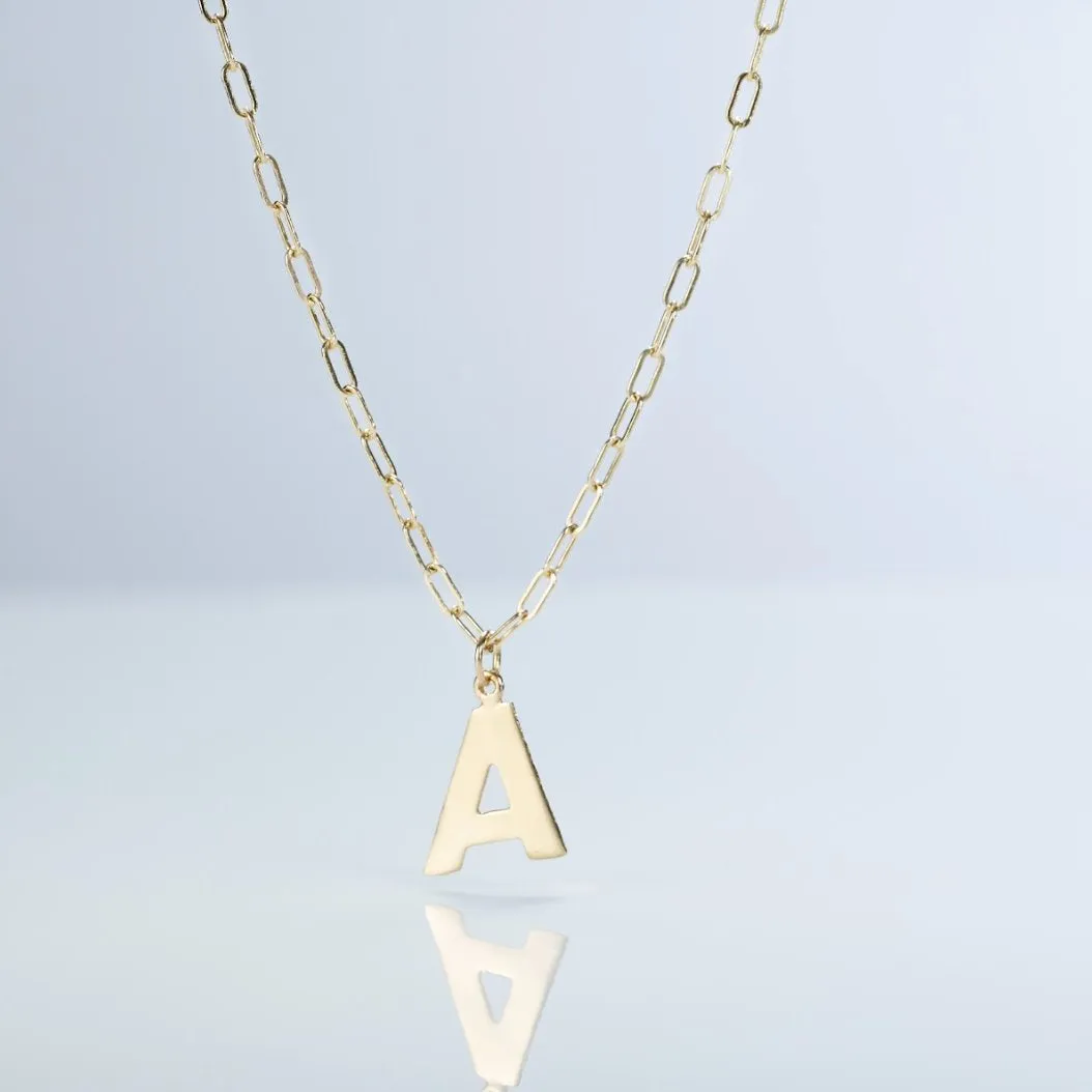 "E" Cutout Letter Charm