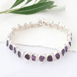 Rough Amethyst Bracelet