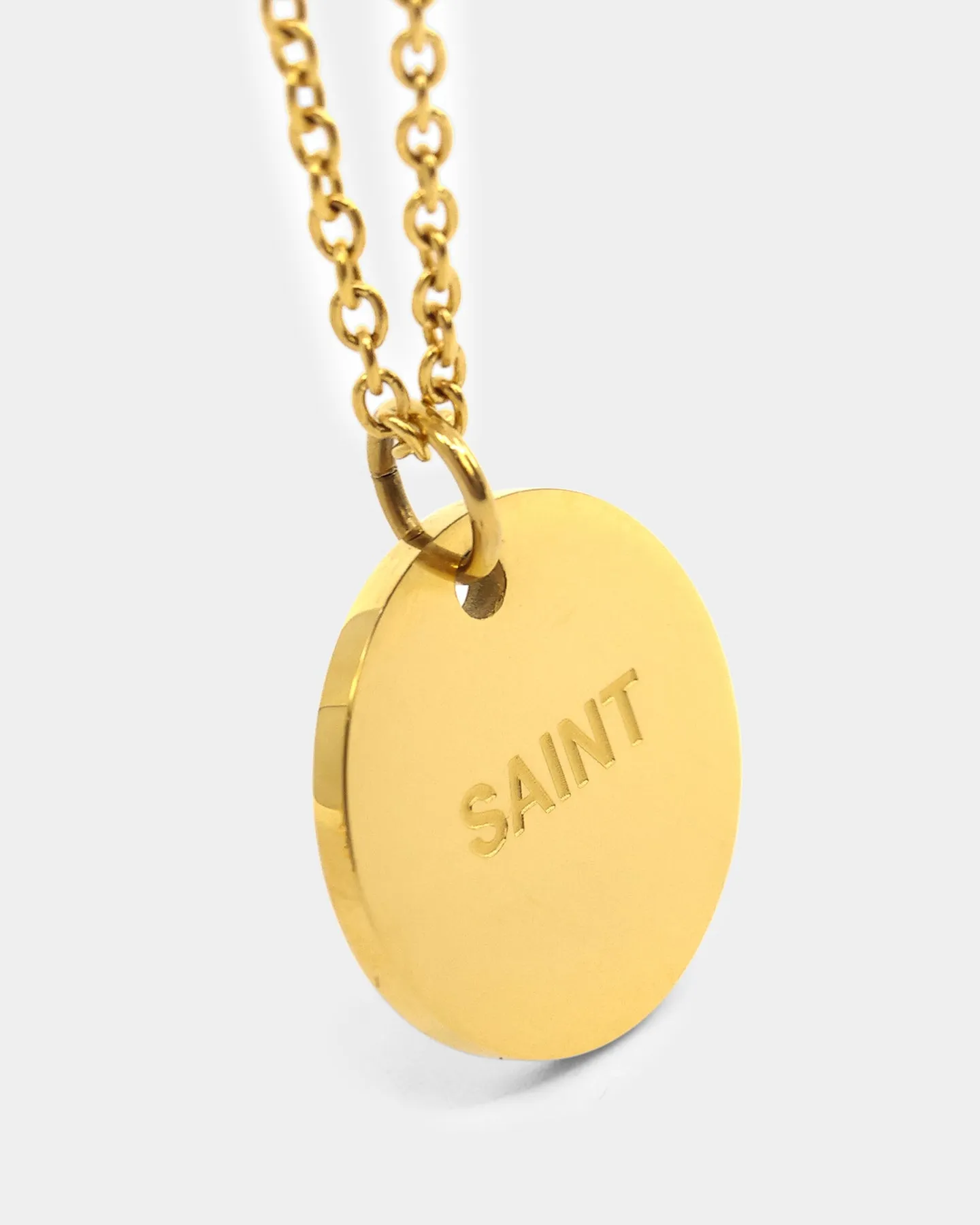 Saint Morta Classic Pendant Necklace Gold