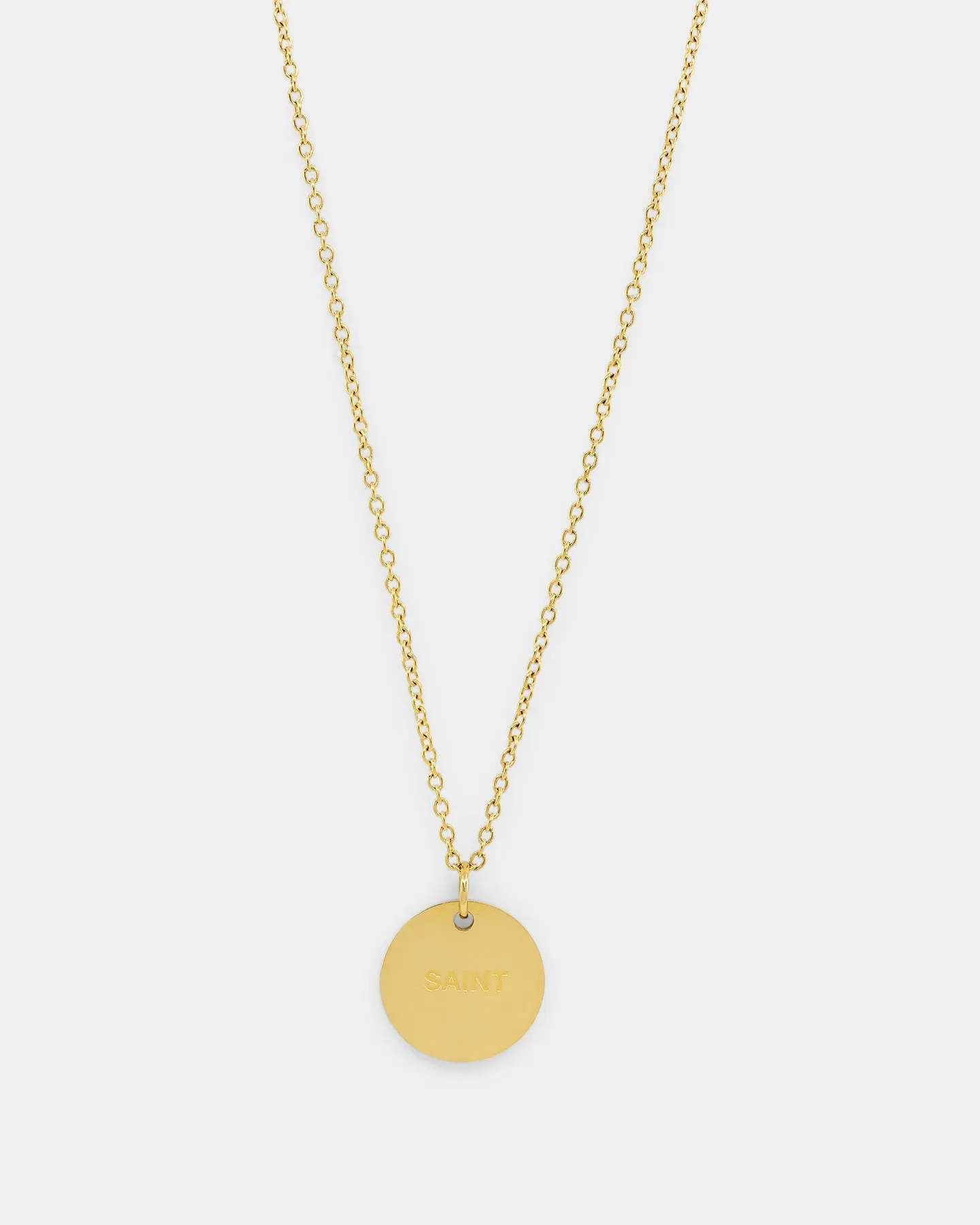 Saint Morta Classic Pendant Necklace Gold