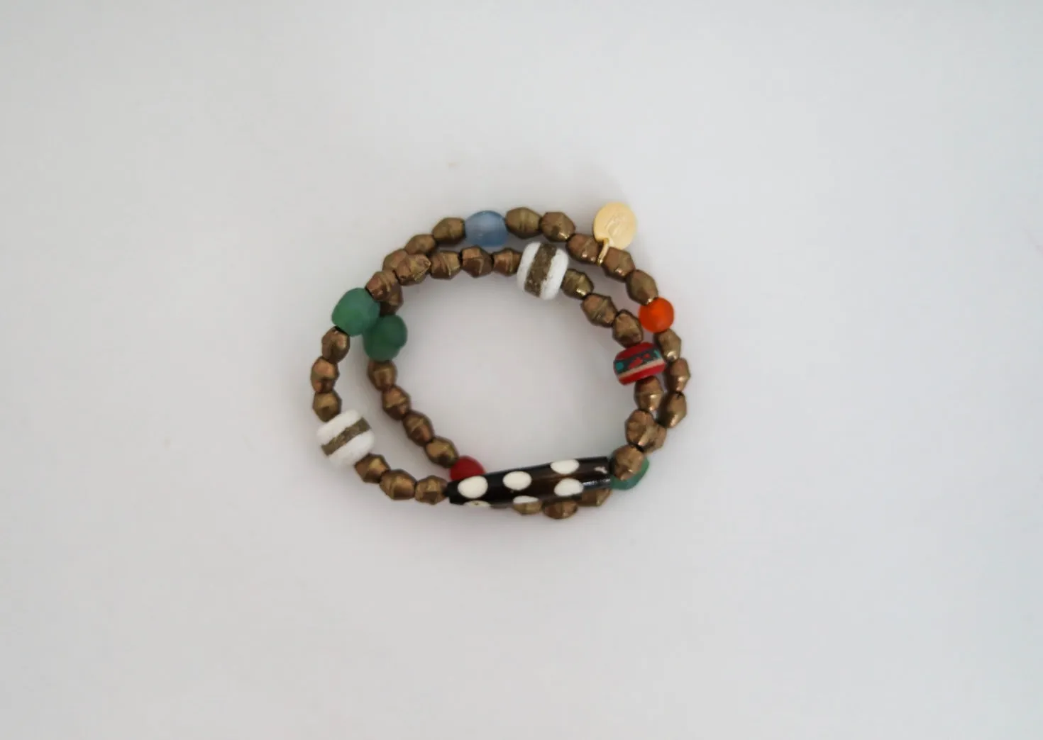 Sajada Bullet Bead Bracelet Stack