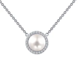 SS Lafonn Cultured Freshwater Pearl Necklace