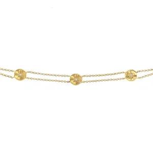 Star Diamond Station Bracelet