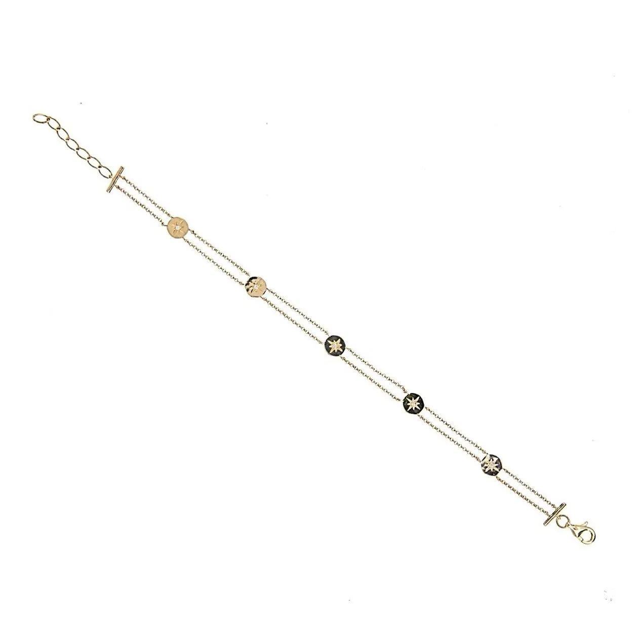 Star Diamond Station Bracelet