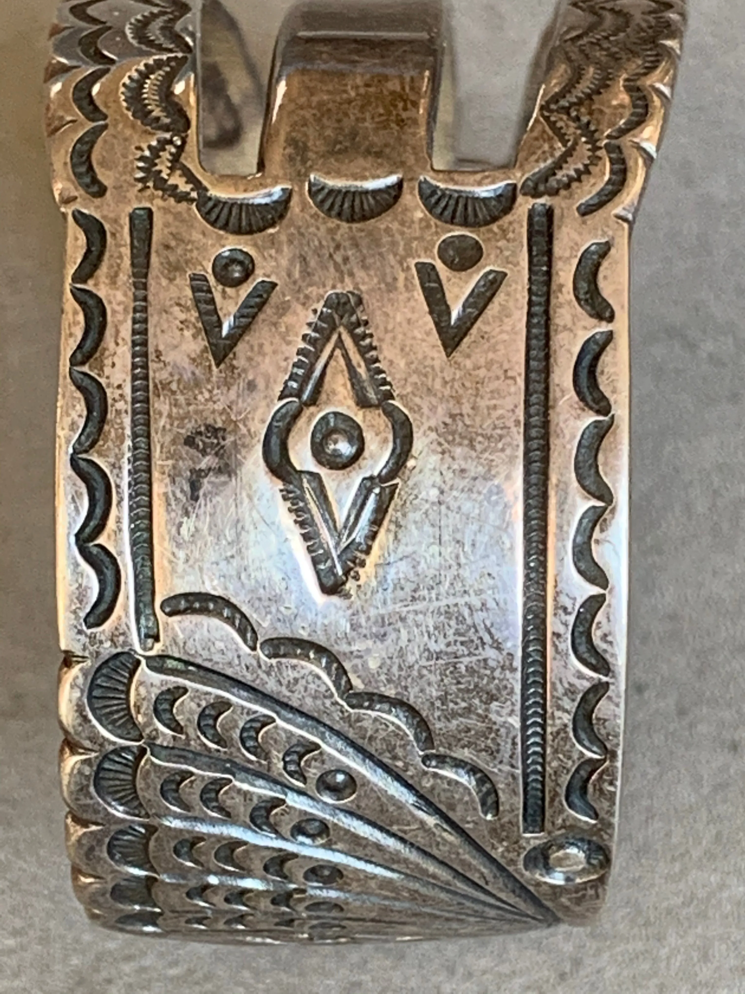 Sterling Cuff Navajo hand made