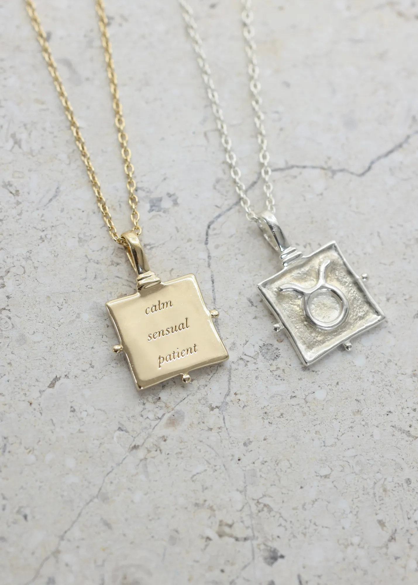 Taurus Zodiac Gold Necklace