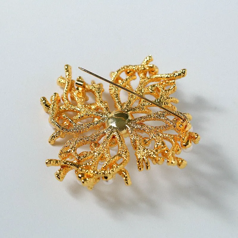 Undersea Moments Coral Branch Brooch