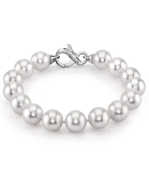 White South Sea Pearl Bracelet, 10.0-11.0mm