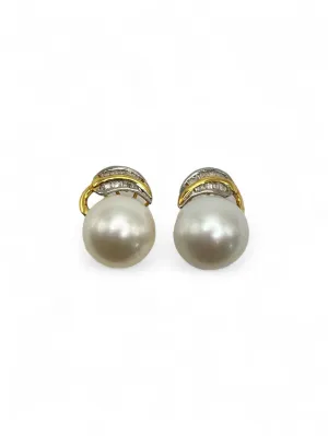 WHITE SOUTH SEA PEARL EARRINGS