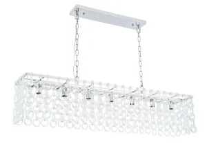 ZC121-1714D50PN - Urban Classic: Debutante 7 light Polished Nickel Pendant